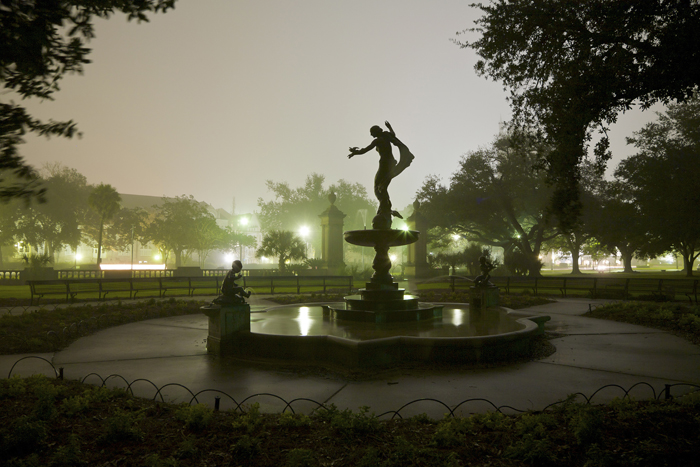 Statue and Fountain in Audubon Park