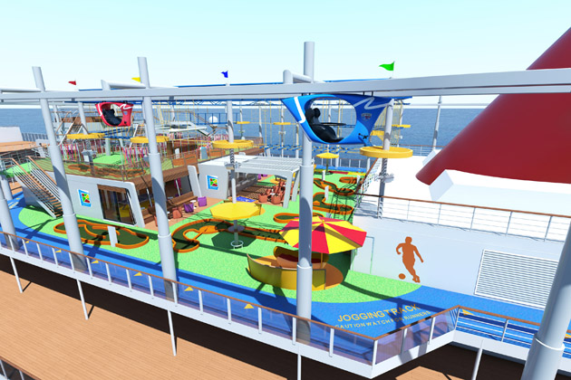 The Carnival VISTA has activities for the whole family, including the first IMAX Theatre at sea.