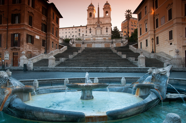 Visit the Spanish Steps and enjoy people watching at this famous site.
