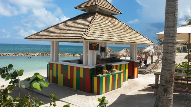 Barefoot Jerkz hut at Hyatt Zilara and Hyatt Ziva