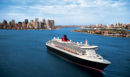 Cunard Cruises Queen Mary 2 New York City Skyline