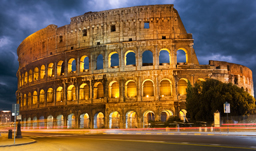 The Colosseum at Night - Rome, Italy
