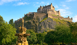 Edinburgh Castle from Princes Street Gardens - Edinburgh, Scotland