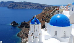 Little church in Santorini - Greece