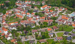 Aerial view of town - Liechtenstein