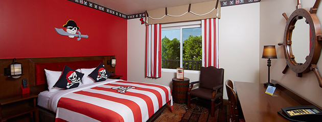 LEGOLAND Florida pirate themed room for adults