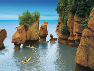 attractions in New Brunswick hopewell rocks