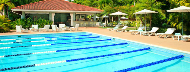 Couples Swept Away lap pool