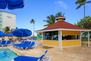 Breezes Bahamas pool patio and restaurant