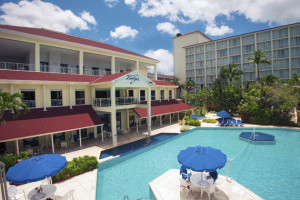 The Breezes Bahamas features 3 pools and a jacuzzi