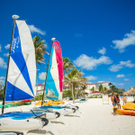 Watersports are offered at the Breezes Bahamas to guests, included in the price