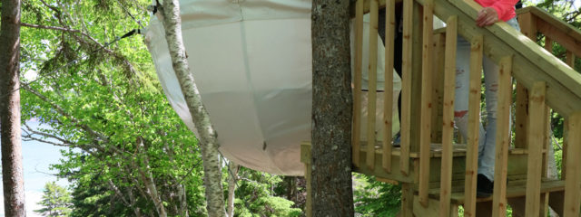 Cocoon Tree Bed Canada National Park accommodation
