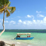boat in water in Dominican Republic