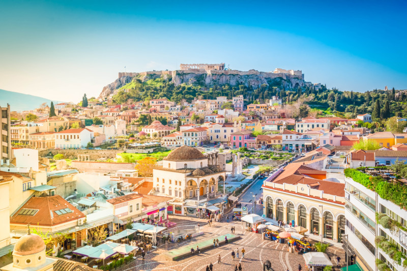 Athens-Mykonos-Santorini